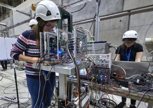 AI chip testing at CERN(Credit: CERN)