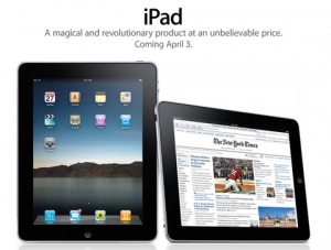 Apple iPad in Stores on April 3