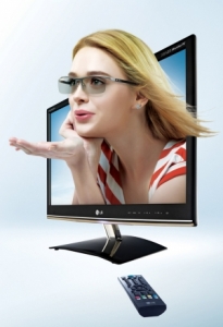 L​G Takes Entertainment to a New Dimension with the Most Advanced Personal 3D HDTV Yet