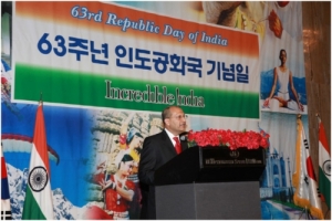 Ambassador Hosts Indian Republic Day Reception in Seoul