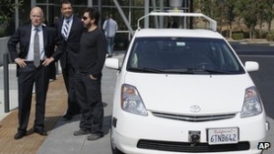 Driverless Car Bill is Signed in California at Google Headquarters