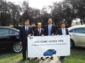 Nexen Tire Named as New Car Tire Supplier by Chrysler