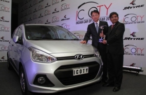 Hyundai Motor's Grand i10 Named as ICOTY 2014 in India