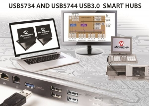마이크로칩, 새로운 USB 3.0 스마트 허브 제품군 출시