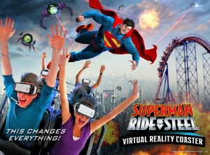 Six Flags and Samsung Team Up for Virtual Reality Roller Coaster Rides