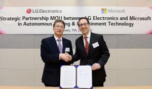 LG, Microsoft sign MOU to accelerate automotive revolution