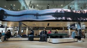 Samsung Electronics introduces a super-large smart LED signage at Helsinki Airport