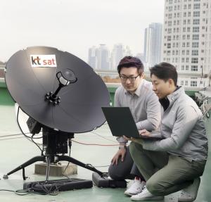 KT succeeds in linking 5G network to satellite...5G to be used for marine vessels next year
