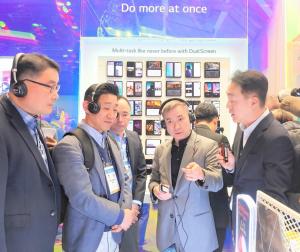 LG Uplus Vice Chairman Ha Hyun-hoi visits CES 2020 in Las Vegas to explore new business models